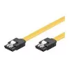 Goobay 95021 S-ATA dátový kábel pre HDD SDD 6 Gbit/s SATA L-Typ konektor samec na SATA L-Typ konektor samec dĺžka 50 cm rovný konektor