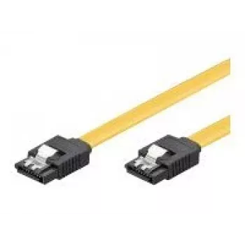 Goobay 95021 S-ATA dátový kábel pre HDD SDD 6 Gbit/s SATA L-Typ konektor samec na SATA L-Typ konektor samec dĺžka 50 cm rovný konektor