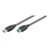 Wentronic Goobay USB 3.0 SuperSpeed predlžovací kábel, čierna, 5 m - USB 3.0 konektor samec (typ A) > USB 3.0 konektor samica (typ A) (95726)