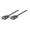 Wentronic Goobay DVI-D FullHD kábel Dual Link, čierny, 1,8 m – DVI-D konektor samec Dual-Link (24+1-Pin) > DVI-D konektor samec Dual-Link (24+1-Pin) (93573)