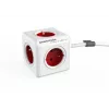 Allocacoc PowerCube Extended - 1,5m - sivá - červená - 220 - 240V (PowerCube Extended 1,5M R)