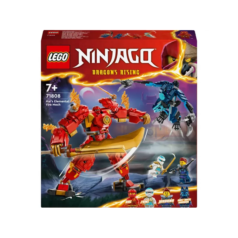 LEGO NINJAGO set 71808 — 322 dielov, 4 minifigúrky, výška 160 mm, vek 7+