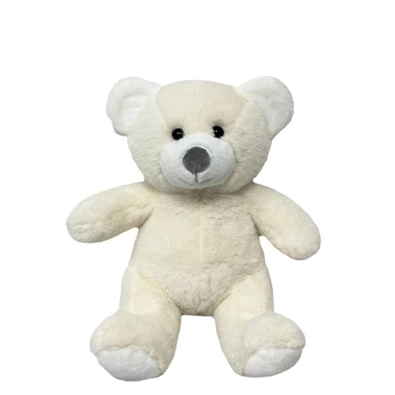 Plüschová hračka TULILO plyšový medvedík maskot Olus 23 cm krémová plyšová figúrka