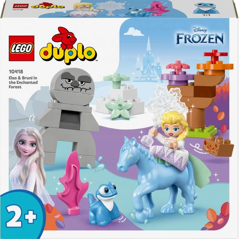 LEGO DUPLO hracia sada 10418 — Disney Elsa a Bruni v zakliatom lese, 31 dielov, 2+ roky