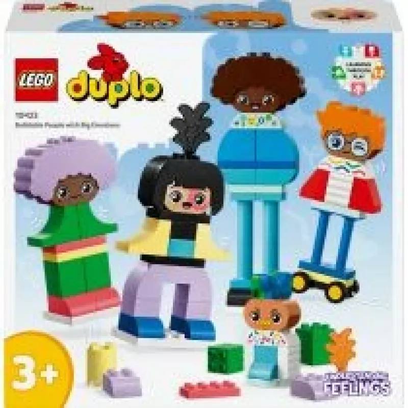 Stavebnica LEGO DUPLO 10423 stavebná sada ľudí, 71 dielov, od 3 rokov, figúrky výška 260 mm