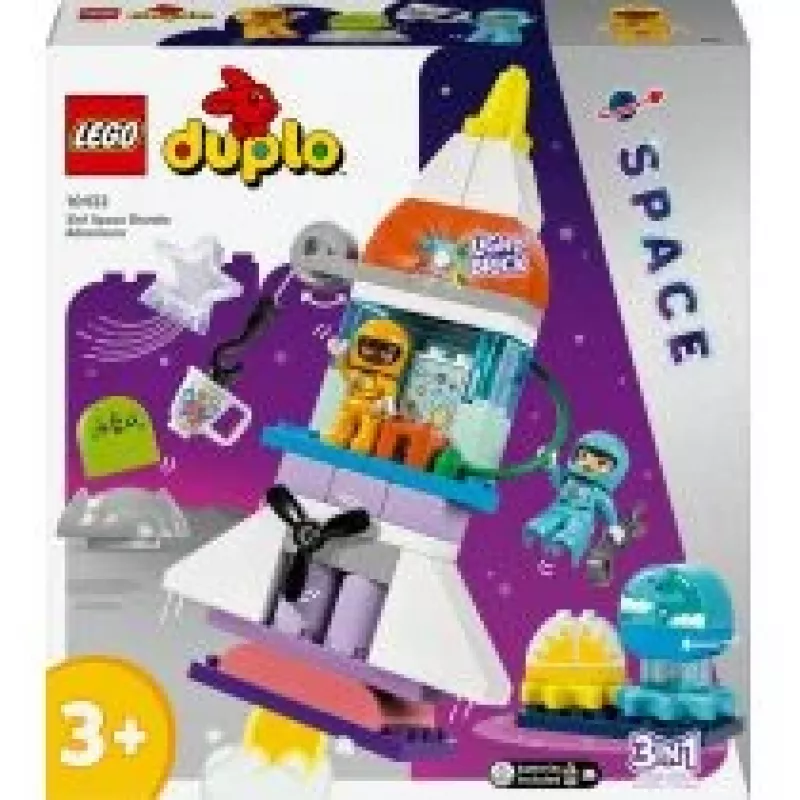 LEGO DUPLO 3in1 Space Shuttle Adventure raketová hračka 10422