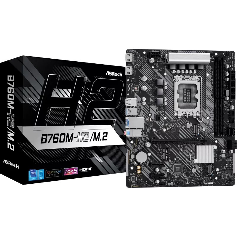 ASRock B760M-H2/M.2 DDR5 LGA1700 Micro-ATX základná doska