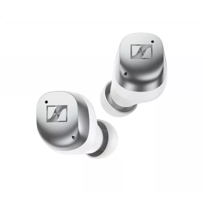 SENNHEISER Momentum MTW4 bezdrôtové Bluetooth Noise-Cancelling športové slúchadlá - biela & strieborná