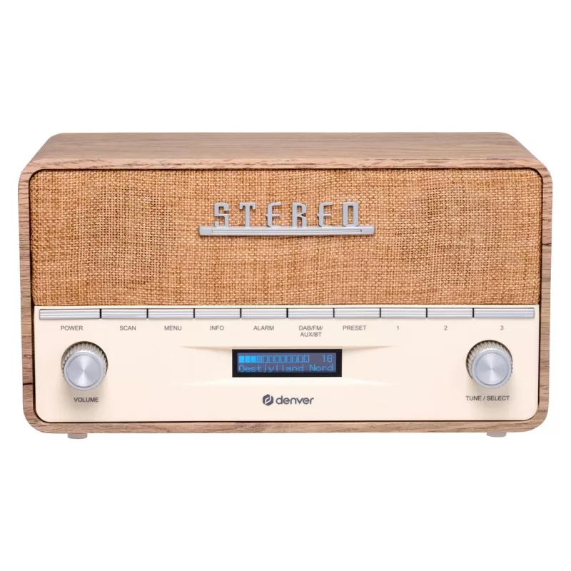 Prenosné rádio Denver DAB-36LW digitálny tuner DAB+ 5W LCD