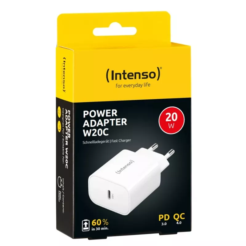 Nabíjačka do interiéru Intenso POWER ADAPTER USB-C/7802012