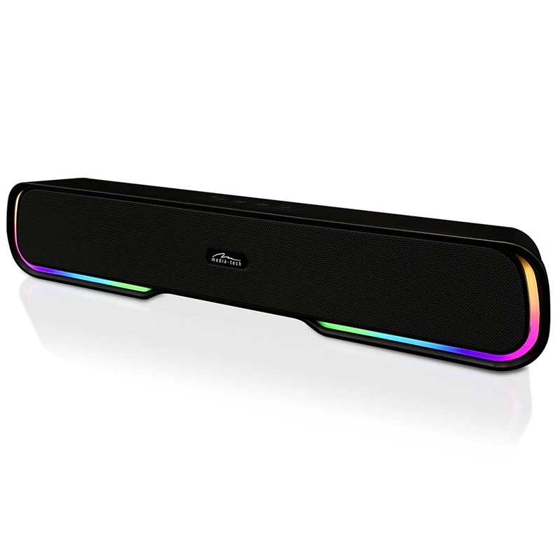 Reproduktor MEDIA‑TECH Phantom MT3180 soundbar 450W RMS, 80W na batérie, Bluetooth, káblový & bezdrôtový, čierny