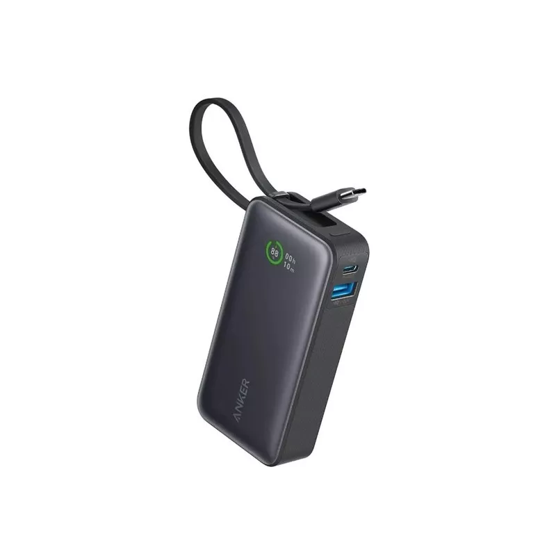 Powerbank 545 NANO 30W 10000mAh s integrovaným USB-C káblom, čierny