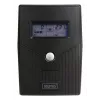 DIGITUS Line-Interactive UPS, 800VA/480W 12V/9Ah x1 batéria, 2x CEE 7/7 zásuvka, RJ-11, LCD (DN-170064-LCD)