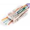RJ45 káblový konektor Digitus X-ML-6U-EZ transparentný konektor 100 kusov