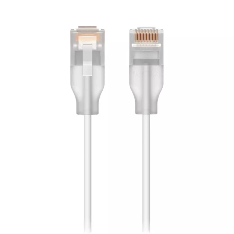 Ubiquiti UACC-Cable-Patch-EL-0.15M-W sieťový kábel Translucent, biely Cat6
