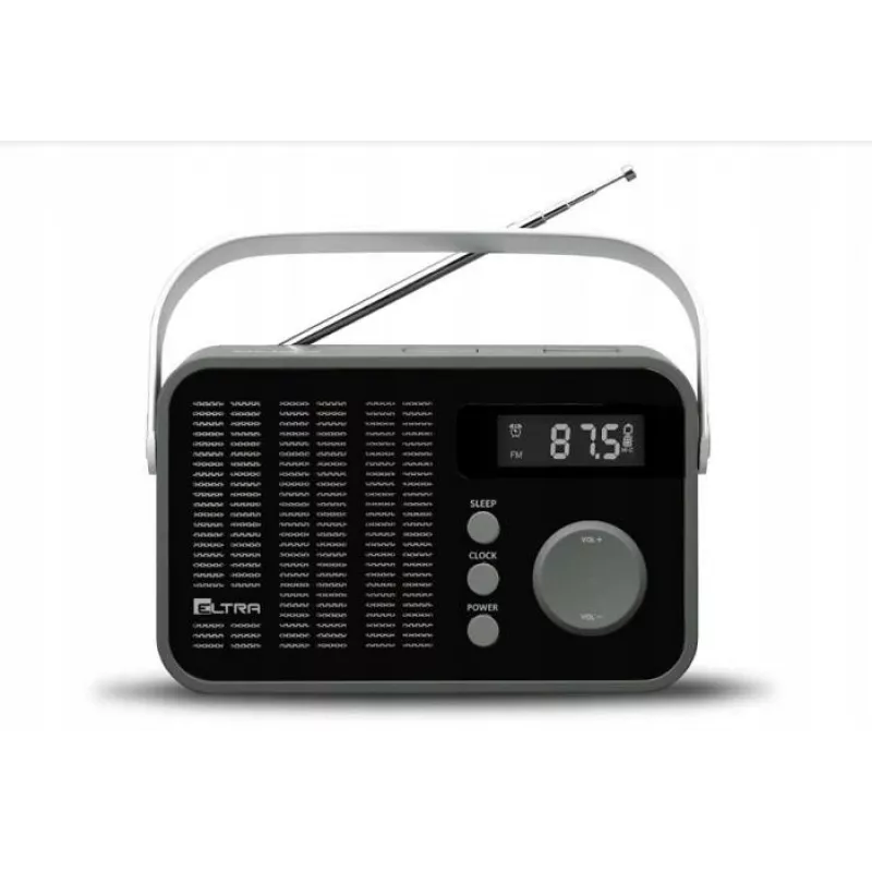 Rádio Eltra model 261 s digitálnym ladením PLL, čierna