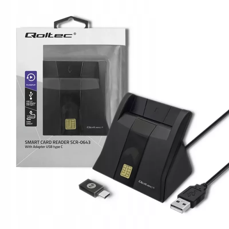 RFID čítačka Qoltec 50643