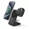 Indoor nabíjačka Crong CRG-MSPS-BLK smartwatch čierna Lightning USB bezdrôtová