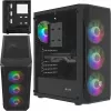 Skriňa Fury Shobo SH4F s RGB oknom a 4 ventilátormi MIDI počítač PC