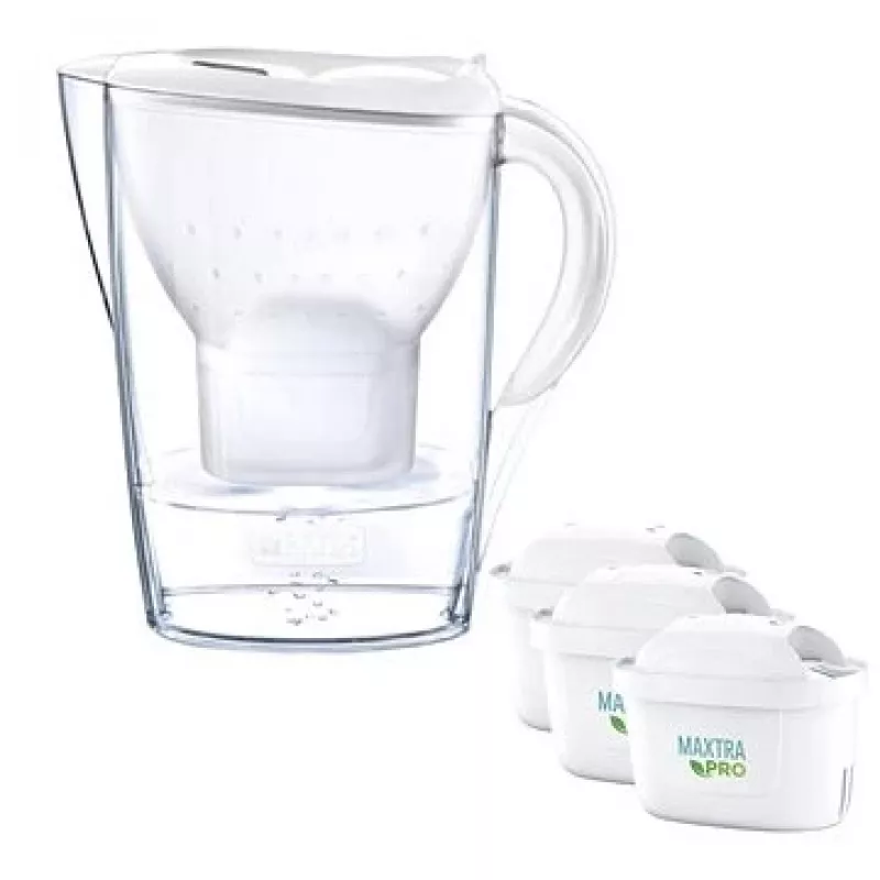 Brita Marella+3 náplne PRO biela 2,4 biela