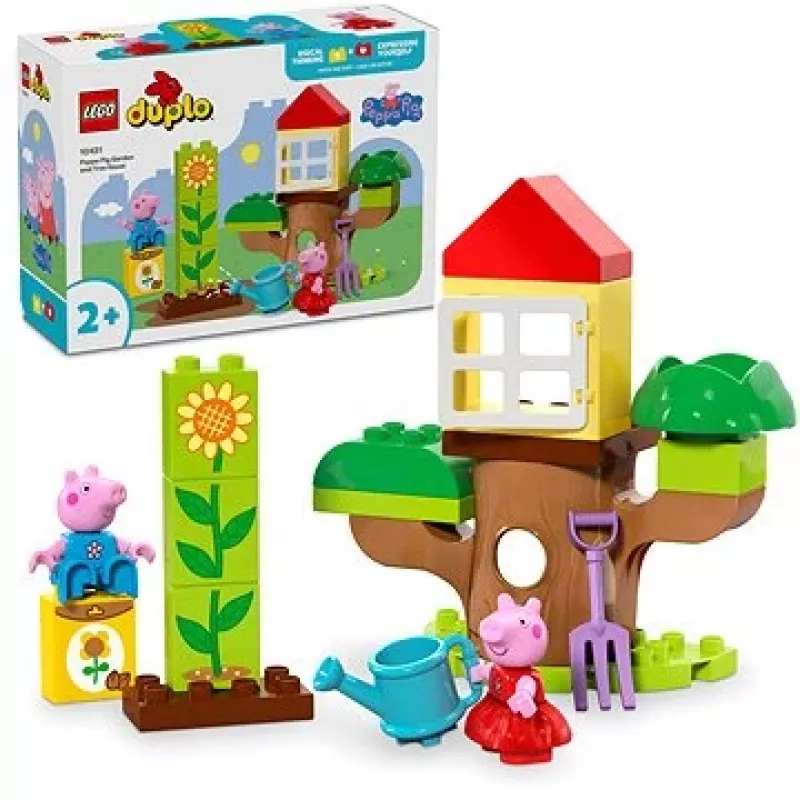 Lego 10431 Duplo Peppa Pig záhrada a dom na strome herný set