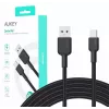 Kábel USB-A na USB-C Aukey CB-NAC1, 1 m, pletený nylon, USB PD 60 W, USB 2.0
