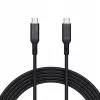 AUKEY CB-MCC102 USB kábel 1,8 m USB-C čierny 480 Gbit/s