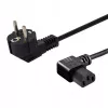 Napájací kábel SAVIO CL-115 IEC C13 na konektor samec, 1,2 m, čierny