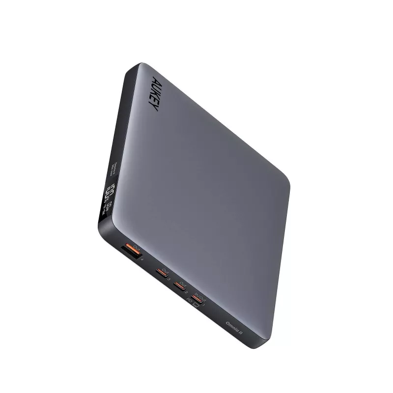 AUKEY Sprint X 20000mAh 100W laptop power bank s PD3.0 - sivá