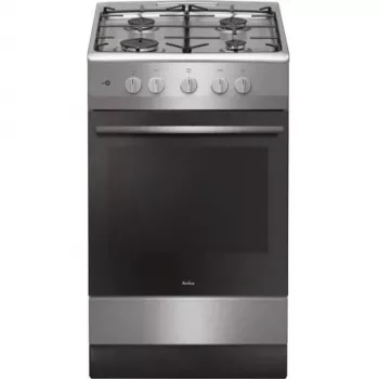 Sporák Amica, 57GGH4.23ZPF Xx, plynový, extrudát, nerez, 50 cm