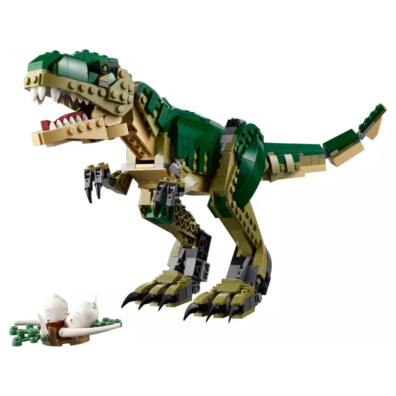 Konštrukčná hračka LEGO Creator 3-in-1 T.Rex stavebnica, 626 dielov, 150 mm výška, vek 9+