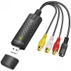 LogiLink USB 2.0 A/V grabber. USB A/M na 3xCinch + MiniDIN5/F. čierny