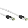 Wentronic 55127 - 5 M - Cat8.1 - S/FTP (S-STP) - RJ-45 - RJ-45 - biely