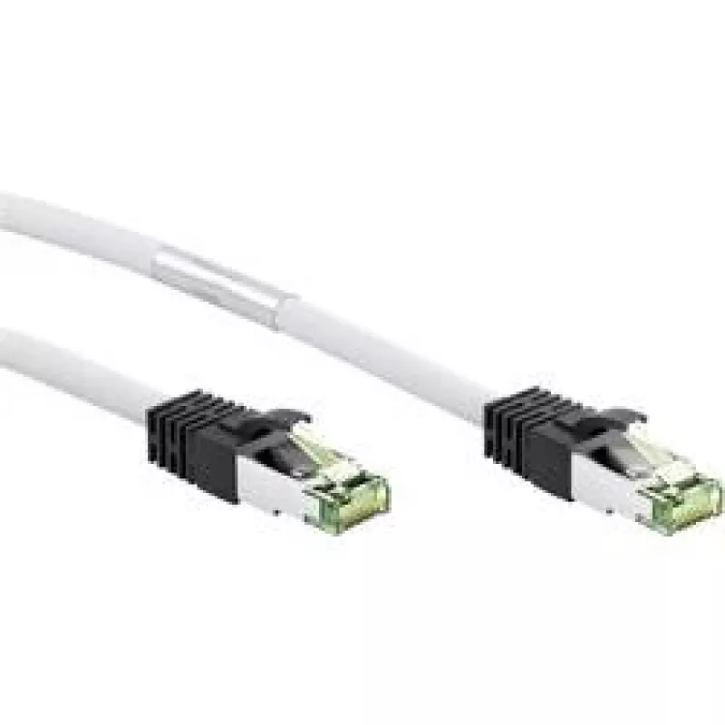 Wentronic 55127 - 5 M - Cat8.1 - S/FTP (S-STP) - RJ-45 - RJ-45 - biely