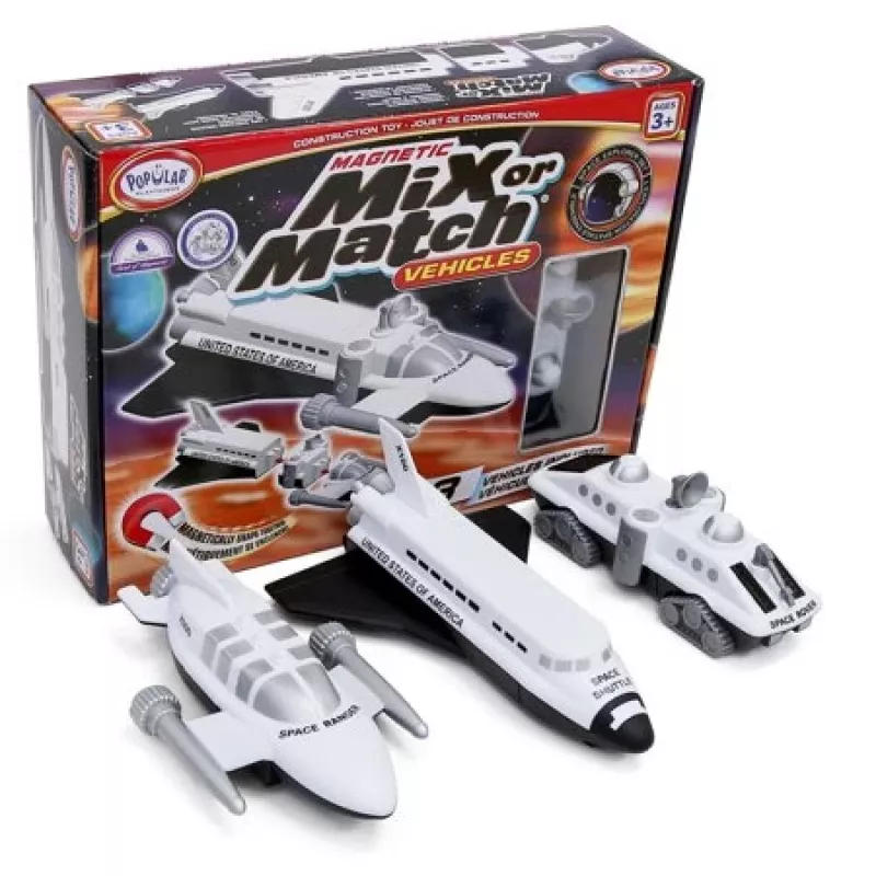 Sada vozidiel Popular Playthings Mix or Match Vehicles Space