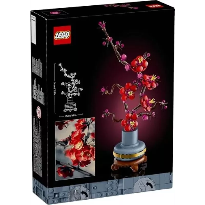 LEGO Icons slivkové kvety dekoračná súprava 10369, viacfarebná
