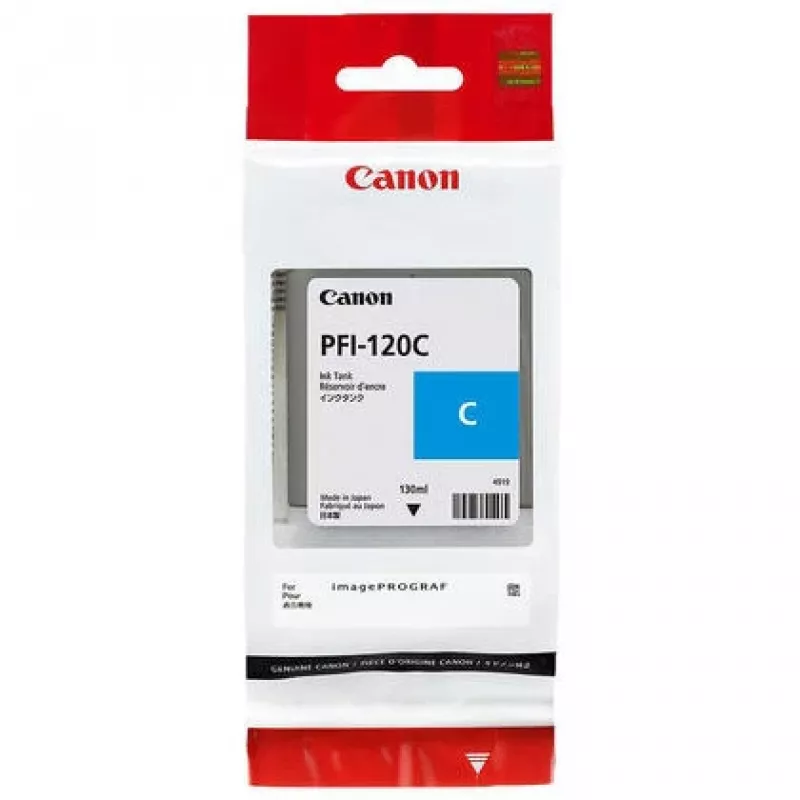 Canon PFI-120C atramentová kazeta 1 kus originálna azúrová