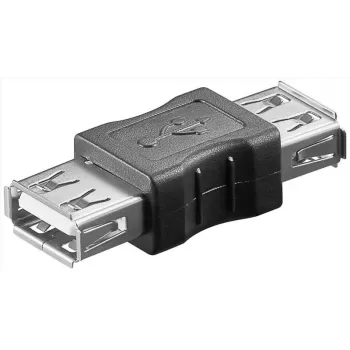 Microconnect USBAFAF káblový adaptér USB A čierna
