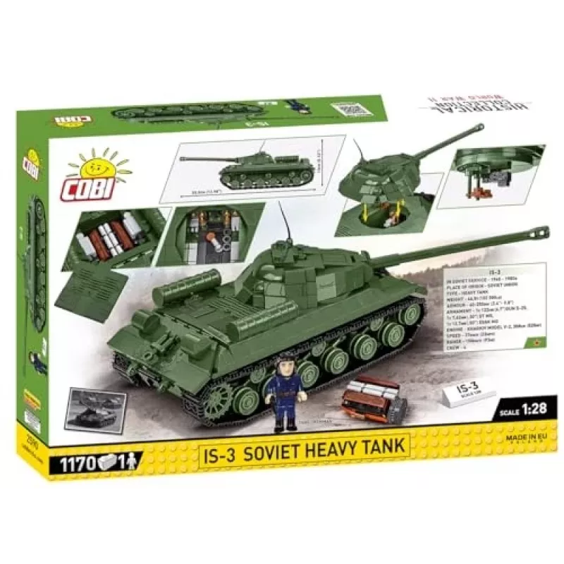 COBI Historical Collection WWII Is-3 sovietsky ťažký tank