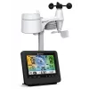 Bresser 7002580 Weather Center 5-in-1 digitálna meteostanica Wi-Fi s profesionálnym senzorom, displej 5,7″, sieťové napájanie, čierna