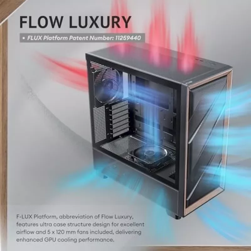 Antec 0-761345-10133-2 počítačová skriňa Midi Tower čierna drevo