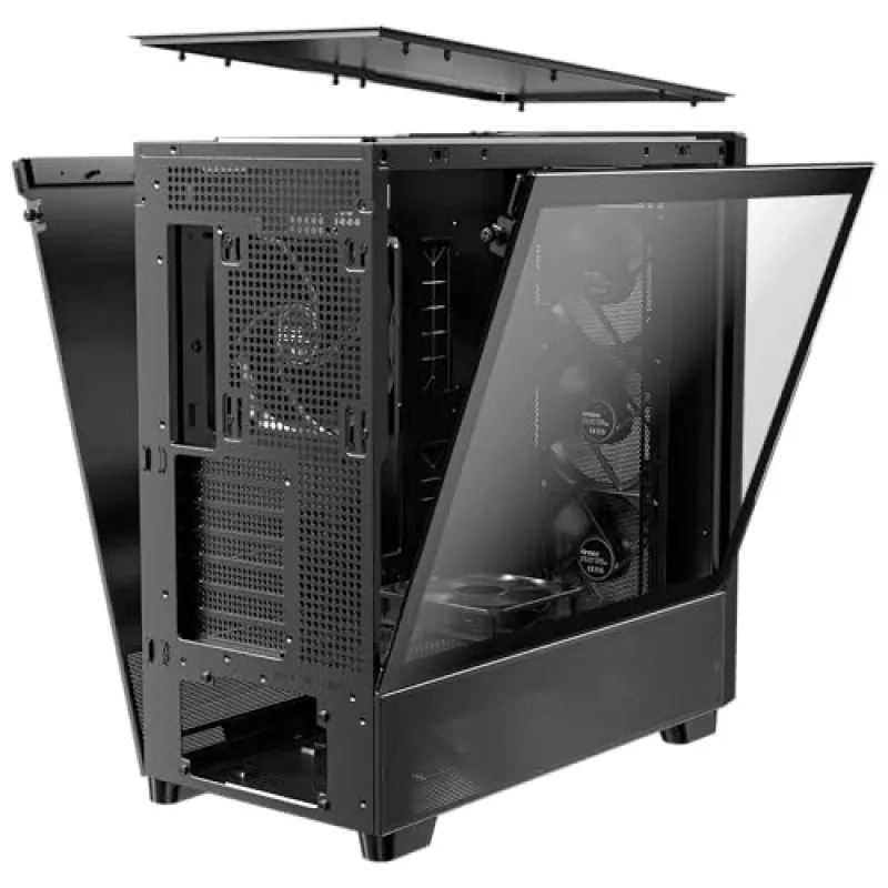 Antec 0-761345-10133-2 počítačová skriňa Midi Tower čierna drevo