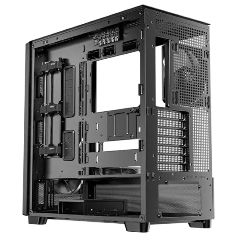 Antec 0-761345-10133-2 počítačová skriňa Midi Tower čierna drevo