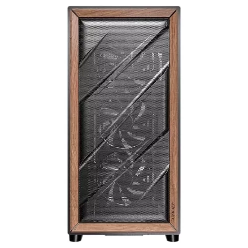 Antec 0-761345-10133-2 počítačová skriňa Midi Tower čierna drevo