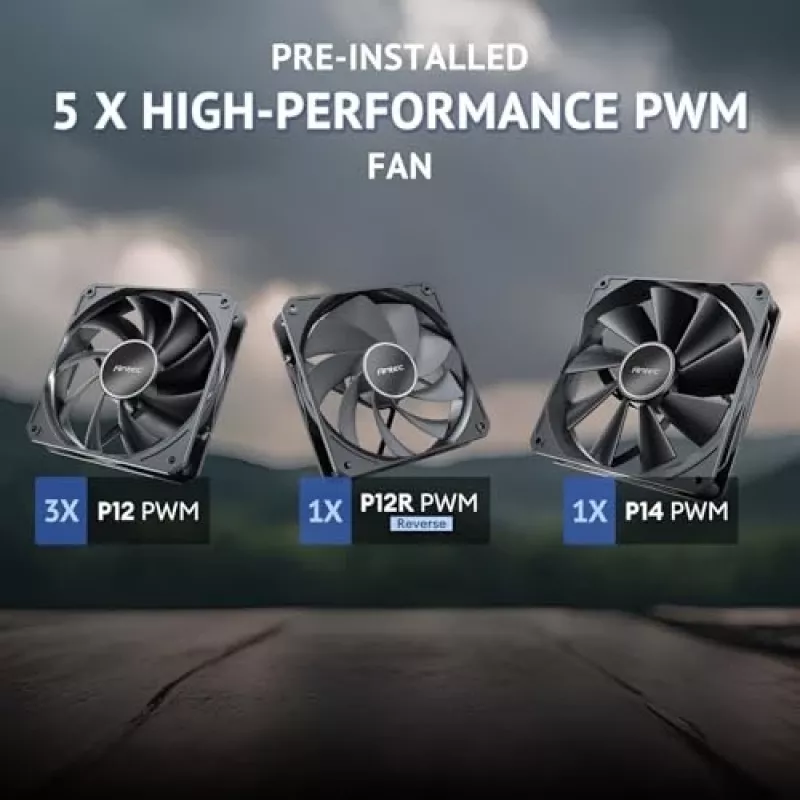 Antec 0-761345-10133-2 počítačová skriňa Midi Tower čierna drevo
