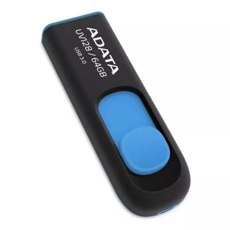 ADATA 64GB DashDrive UV128 USB kľúč USB Type-A 3.2 Gen 1 (3.1 Gen 1) čierny, modrý
