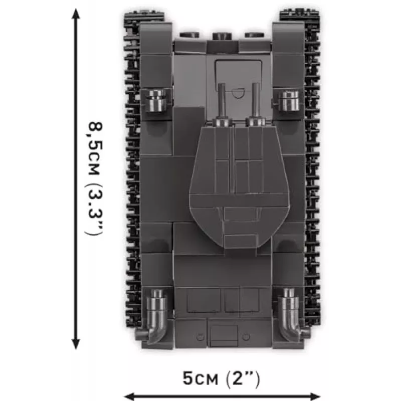 Stavebnica COBI Renault R35 Valentine IX Panzer I 595 dielov