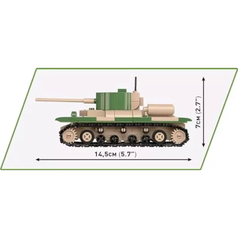 Stavebnica COBI Renault R35 Valentine IX Panzer I 595 dielov