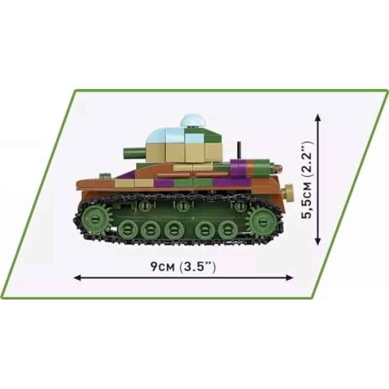 Stavebnica COBI Renault R35 Valentine IX Panzer I 595 dielov
