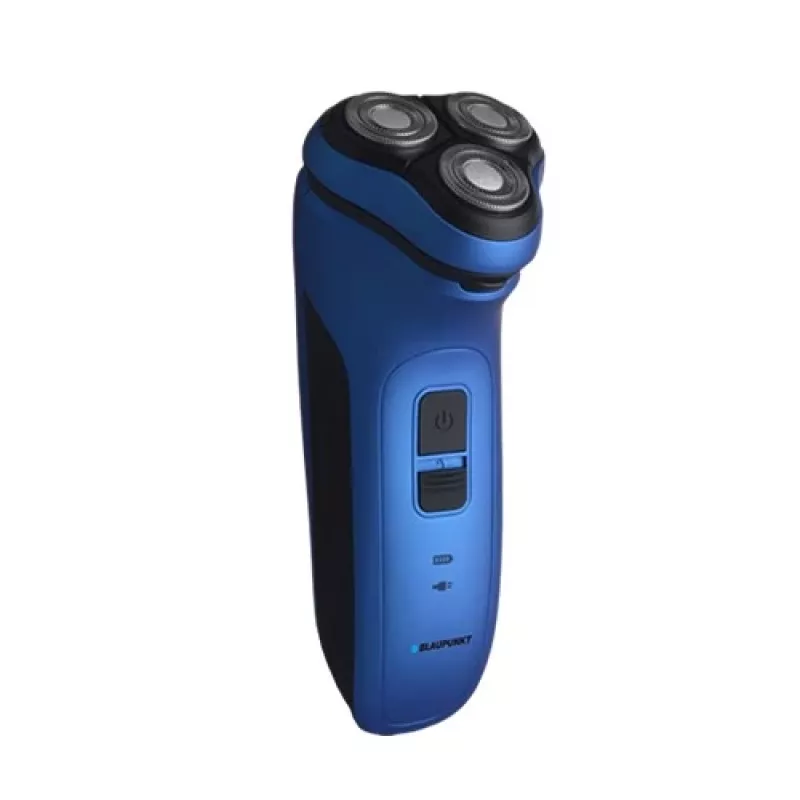 Blaupunkt MSR401 Pánsky holiaci strojček rotačný zastrihávač čierna - modrá (MSR401)
